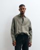 ASOS DESIGN ASOS DESIGN performance fabric oversized shirt in khaki green - 2