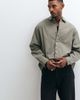 ASOS DESIGN ASOS DESIGN performance fabric oversized shirt in khaki green - 4