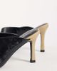 ASOS DESIGN ASOS DESIGN Perla square toe high heeled mules in black and beige - 3