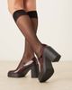 ASOS DESIGN ASOS DESIGN Peso platform Mary Jane high heel shoes in burgundy patent-Red - 3