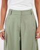 ASOS DESIGN ASOS DESIGN Petite Tailored high waist culottes with linen in khaki-Green - 3
