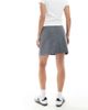 ASOS DESIGN ASOS DESIGN Petite tailored mini skirt with splits in gray - 2