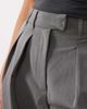 ASOS DESIGN ASOS DESIGN Petite tailored wide leg pants with pleat detail in charcoal-Gray - 2