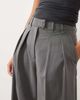 ASOS DESIGN ASOS DESIGN Petite tailored wide leg pants with pleat detail in charcoal-Gray - 4