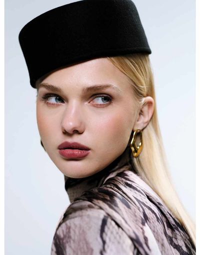 ASOS DESIGN ASOS DESIGN pillbox hat in black felt