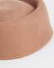 ASOS DESIGN ASOS DESIGN pillbox hat in camel felt-Brown - 4