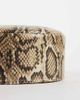 ASOS DESIGN ASOS DESIGN pillbox hat in natural snake print-Multi - 2
