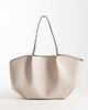 ASOS DESIGN ASOS DESIGN pinched seam tote bag in stone-Red - 1