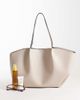ASOS DESIGN ASOS DESIGN pinched seam tote bag in stone-Red - 2