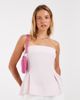 ASOS DESIGN ASOS DESIGN pink linen look bandeau top - part of a set - 1