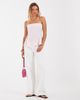 ASOS DESIGN ASOS DESIGN pink linen look bandeau top - part of a set - 2