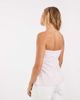 ASOS DESIGN ASOS DESIGN pink linen look bandeau top - part of a set - 3