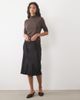 ASOS DESIGN ASOS DESIGN placed lace bias midi skirt-Black - 1