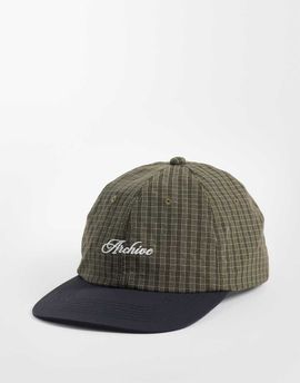 ASOS DESIGN ASOS DESIGN plaid cap in brown