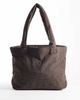 ASOS DESIGN ASOS DESIGN plaid tote bag in brown-Black - 1