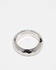 ASOS DESIGN ASOS DESIGN plain band ring with texture in silver - 2