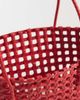 ASOS DESIGN ASOS DESIGN plastic weave tote bag in bright red - 3