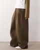 ASOS DESIGN ASOS DESIGN pleat detail barrel leg sweatpants in khaki-Green - 2