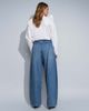 ASOS DESIGN ASOS DESIGN pleated detailing balloon jeans in light wash-Blue - 2