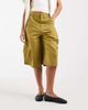 ASOS DESIGN ASOS DESIGN pleated jorts in blush twill in khaki-pink - 3