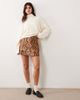 ASOS DESIGN ASOS DESIGN pleated mini skirt in jacquard-Multi - 1