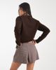 ASOS DESIGN ASOS DESIGN pleated mini skort with buckle in micro check-Multi - 2
