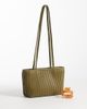 ASOS DESIGN ASOS DESIGN pleated shoulder bag in green-Black - 2