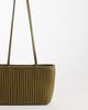 ASOS DESIGN ASOS DESIGN pleated shoulder bag in green-Black - 4