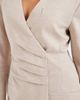 ASOS DESIGN ASOS DESIGN pleated waist blazer in stone-Neutral - 3