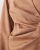 ASOS DESIGN ASOS DESIGN pleated waist detail structured blazer dress in beige-Multi - 4