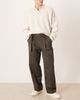ASOS DESIGN ASOS DESIGN pleated wide leg belted dress pants in charcoal-Gray - 1