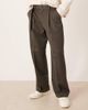ASOS DESIGN ASOS DESIGN pleated wide leg belted dress pants in charcoal-Gray - 3