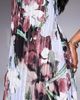 ASOS DESIGN ASOS DESIGN plisse halter tie maxi dress in dark floral-Multi - 3