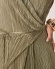 ASOS DESIGN ASOS DESIGN plisse sleeveless wrap tie front maxi dress in khaki green - 3