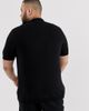 ASOS DESIGN ASOS DESIGN Plus knitted muscle fit polo in black - 2