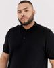 ASOS DESIGN ASOS DESIGN Plus knitted muscle fit polo in black - 3