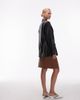 ASOS DESIGN ASOS DESIGN pocket detail wrap 90s midi skirt-Neutral - 4