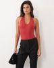 ASOS DESIGN ASOS DESIGN polyamide scoop bodysuit in cherry red - 3