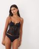 ASOS DESIGN ASOS DESIGN Poppy lace corset in black - 3