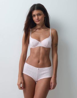 ASOS DESIGN ASOS DESIGN Poppy pointelle boxer in pink