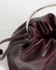 ASOS DESIGN ASOS DESIGN pouch grab with metal handle in burgundy croc-RED - 3