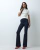 ASOS DESIGN ASOS DESIGN power stretch sculpt flare jeans in indigo-Navy - 1
