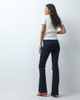 ASOS DESIGN ASOS DESIGN power stretch sculpt flare jeans in indigo-Navy - 2