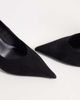 ASOS DESIGN ASOS DESIGN Prague pointed stiletto high heel pumps in black suedette - 2