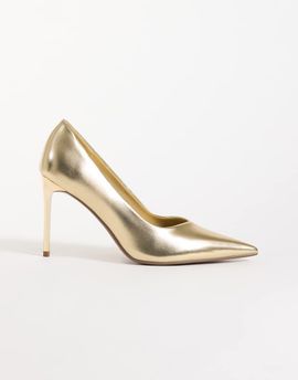 ASOS DESIGN ASOS DESIGN Prague pointed stiletto high heel pumps in gold