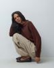 ASOS DESIGN ASOS DESIGN premium 100% merino wool crew neck sweater in chocolate-Brown - 1