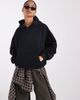 ASOS DESIGN ASOS DESIGN premium 500gsm hoodie with balloon sleeve in black - 3
