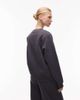 ASOS DESIGN ASOS DESIGN premium 500gsm seamed sweatshirt in charcoal-Gray - 4
