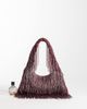 ASOS DESIGN ASOS DESIGN Premium fringed embellished shoulder bag in burgundy-Red - 2