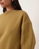 ASOS DESIGN ASOS DESIGN premium heavyweight 500gsm cocoon sleeve sweatshirt in biscuit-Neutral - 2